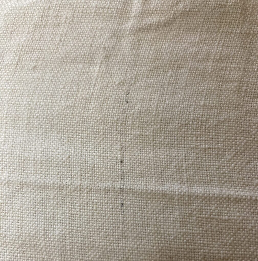 問屋で買ったシミありリネン生地